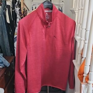 Men's Quarter-Zip Pullover - Red